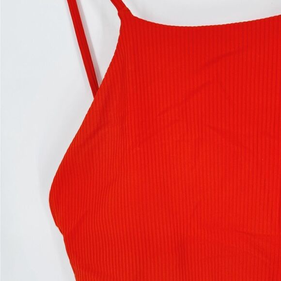 Andie Swim The Asbury Rib One Piece Swimsuit in Sire New Size L - Picture 4 of 6